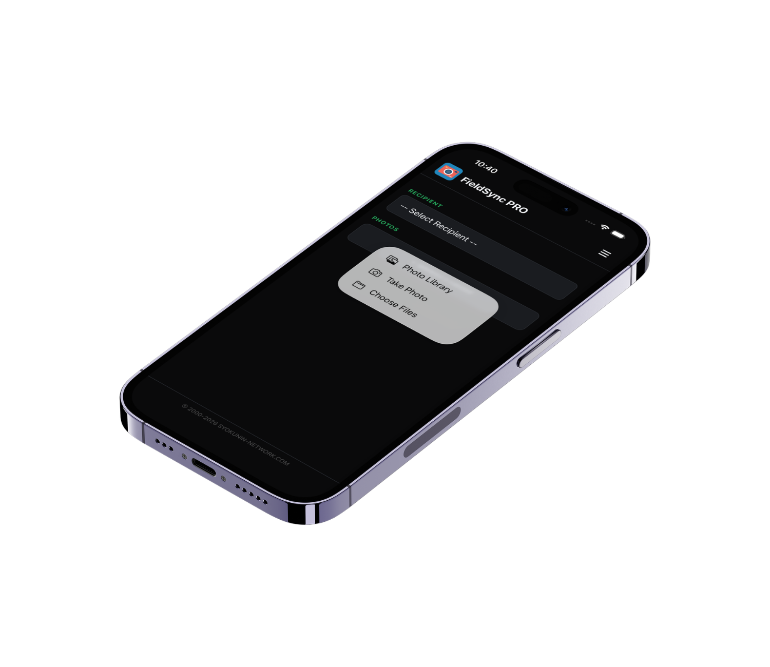 FieldSync PRO screenshot 1